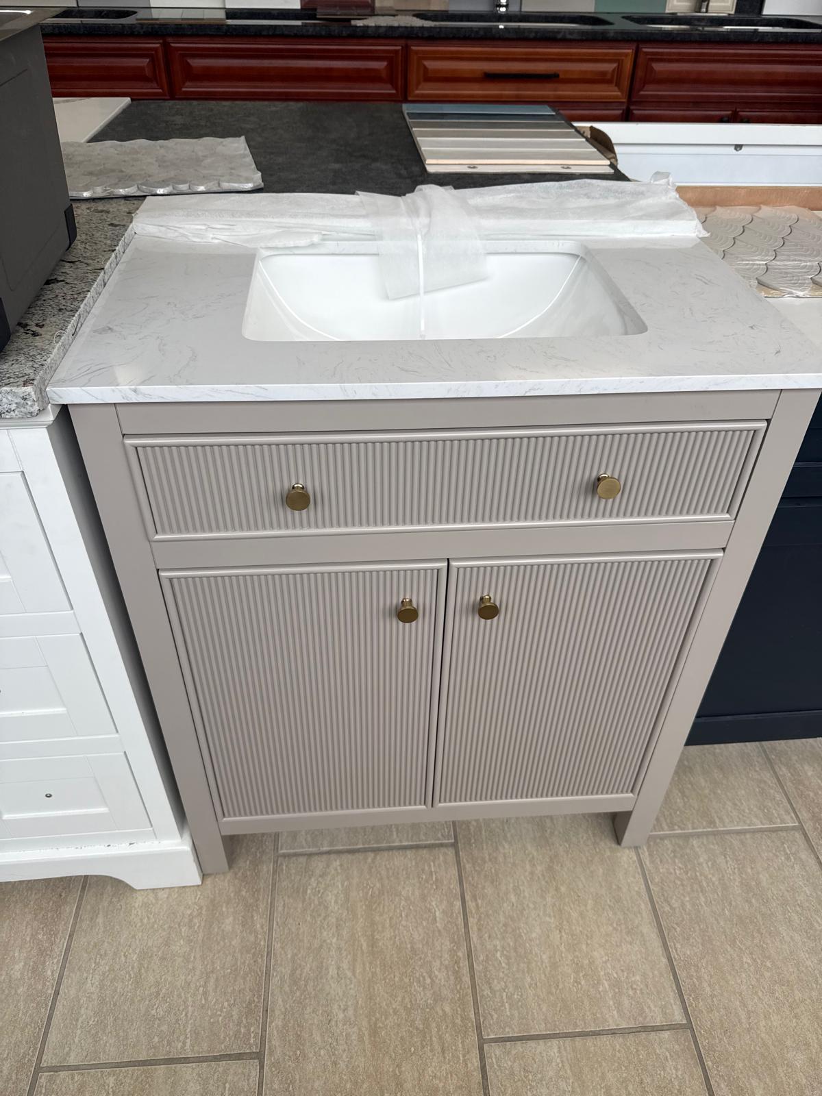 Custom Fluted Vanity