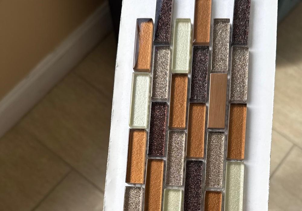 Copper and Bronze Glass Mosaic