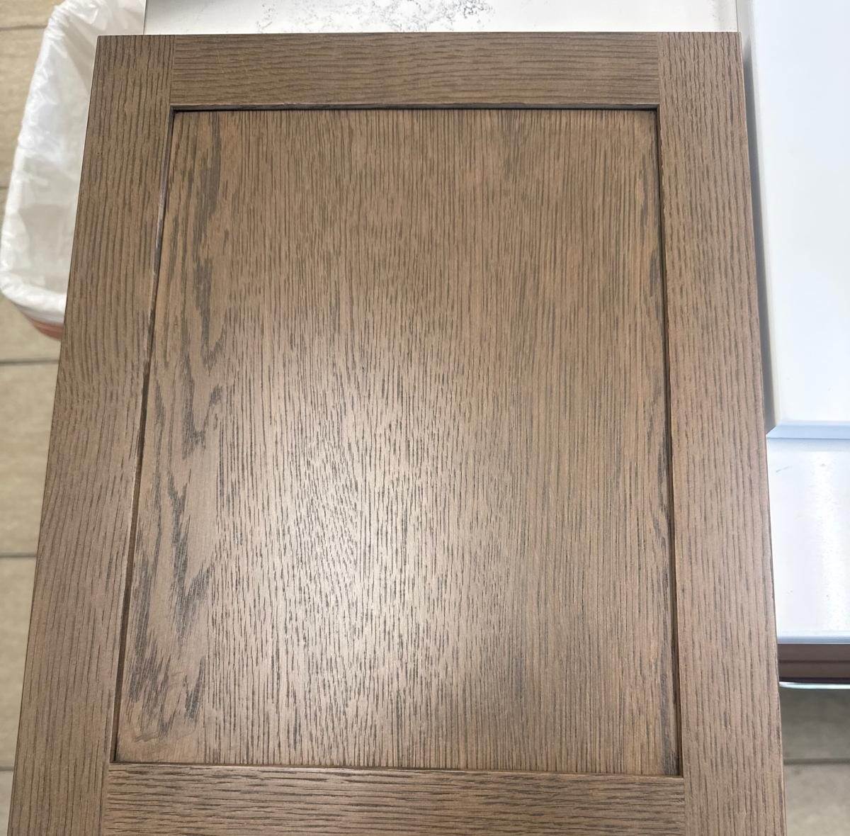 Warm Oak Cabinet Finish
