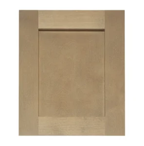 Artesia Medium Shaker cabinet door in Natural Stain, Essential Series