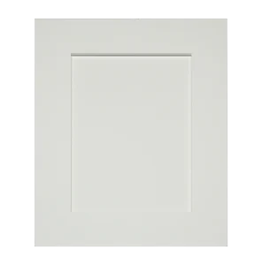 Providence Medium Shaker cabinet door in Pure White, Essential Series